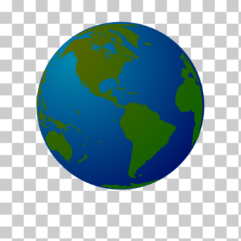 SVG Globe facing North and South America vector drawing SVG Globe facing North and South America vector drawing