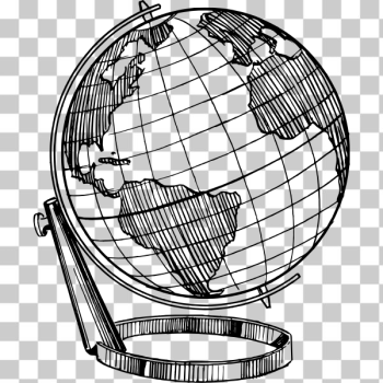 SVG Globe illustration
