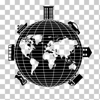 SVG Globe transportation systems vector illustration SVG Globe transportation systems vector illustration
