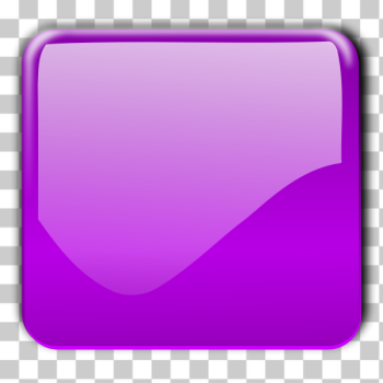 SVG Gloss violet square decorative button vector illustration