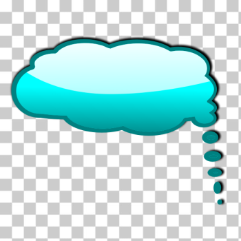 SVG Glossy speech bubble