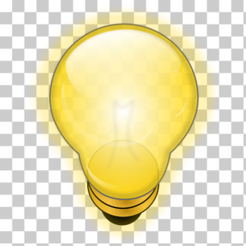 SVG Glowing Light Bulb SVG Glowing Light Bulb