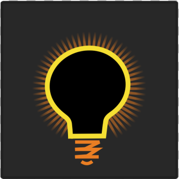 SVG Glowing light bulb illustration SVG Glowing light bulb illustration