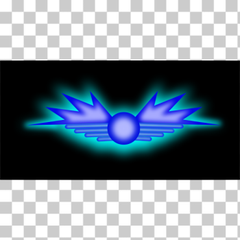 SVG Glowing Wing Symbol SVG Glowing Wing Symbol