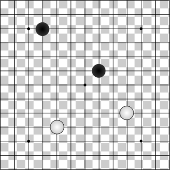 SVG Go Board 13 x 13 With Stones SVG Go Board 13 x 13 With Stones