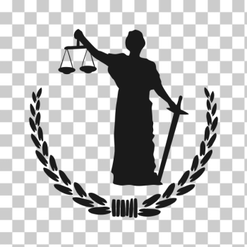 SVG Goddess of Justice sign vector image SVG Goddess of Justice sign vector image