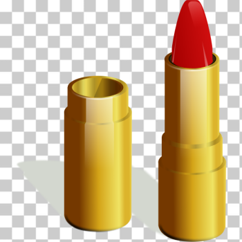 SVG Gold lipstick vector image SVG Gold lipstick vector image