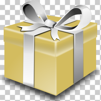 SVG Gold present vector SVG Gold present vector