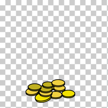 SVG Golden coin vector illustration SVG Golden coin vector illustration