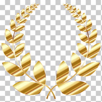 SVG Golden Laurel Wreath SVG Golden Laurel Wreath