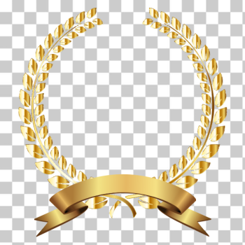 SVG Golden Laurel Wreath Remixed No Background SVG Golden Laurel Wreath Remixed No Background