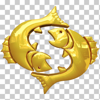 SVG Golden Pisces Symbol SVG Golden Pisces Symbol