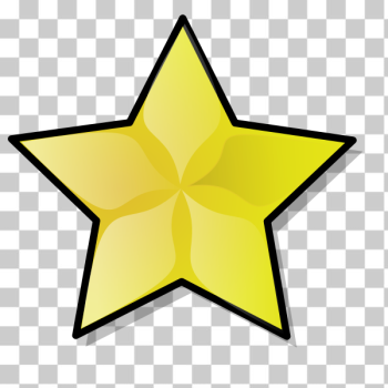 SVG Golden star with border vector image SVG Golden star with border vector image