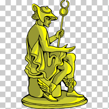 SVG Golden statue warrior SVG Golden statue warrior