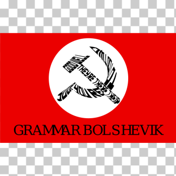 SVG grammar bolshevik with text