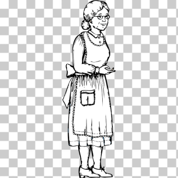 SVG Grandma drawing SVG Grandma drawing