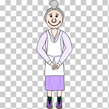 SVG Grandma vector image SVG Grandma vector image