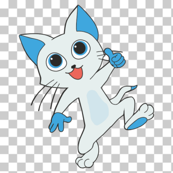 SVG Gray Anthropomorphic Cat SVG Gray Anthropomorphic Cat