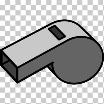 SVG Grayscale 3D whistle vector drawing SVG Grayscale 3D whistle vector drawing