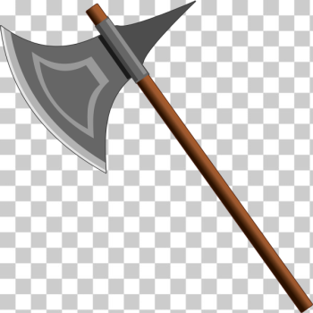 SVG Grayscale axe vector image SVG Grayscale axe vector image