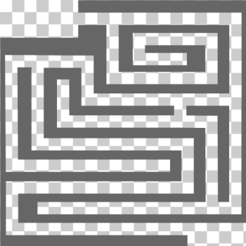SVG Grayscale image of a short labyrinth SVG Grayscale image of a short labyrinth