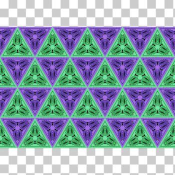 SVG Green and purple triangles