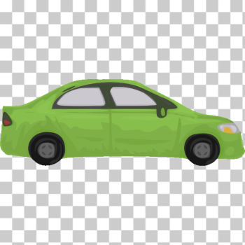 SVG Green automobile vector image SVG Green automobile vector image