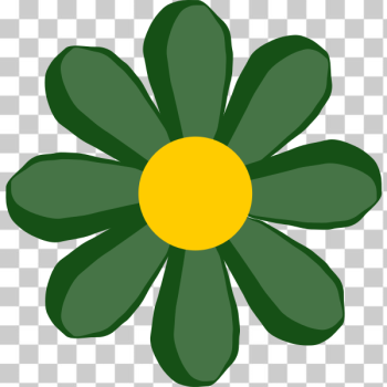 SVG green flower SVG green flower