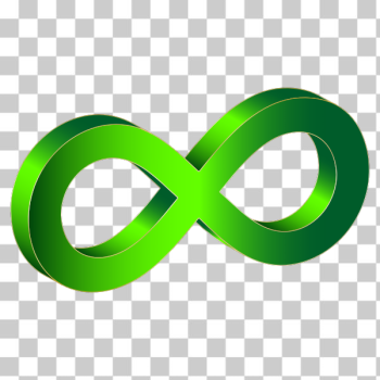 SVG Green infinity symbol SVG Green infinity symbol