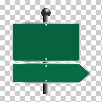 SVG Green road signs SVG Green road signs