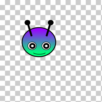 SVG Greenish alien SVG Greenish alien
