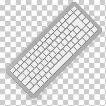 SVG Grey computer keyboard SVG Grey computer keyboard