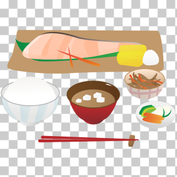 SVG Grilled fish with rice SVG Grilled fish with rice