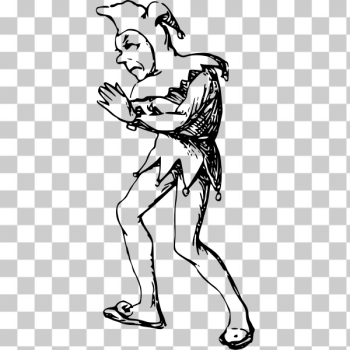 SVG Grumpy jester SVG Grumpy jester