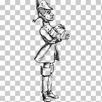 SVG Grumpy officer SVG Grumpy officer
