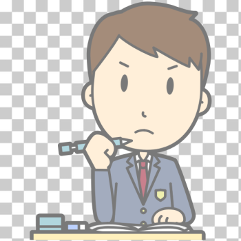 SVG Grumpy student vector illustration SVG Grumpy student vector illustration