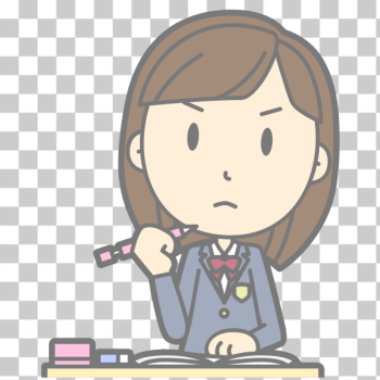 SVG Grumpy student vector image SVG Grumpy student vector image