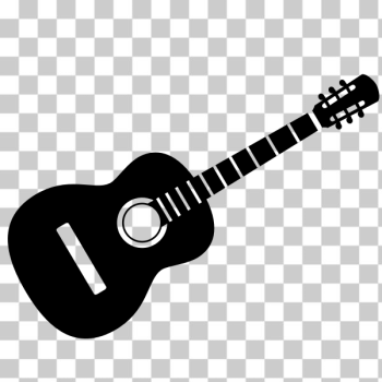 SVG Guitar black and white illustration SVG Guitar black and white illustration