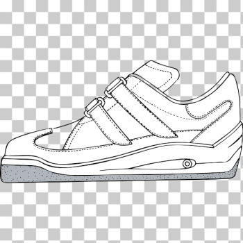 SVG Gym shoe vector drawing SVG Gym shoe vector drawing