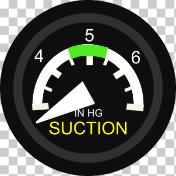 SVG Gyro Suction Gauge vector