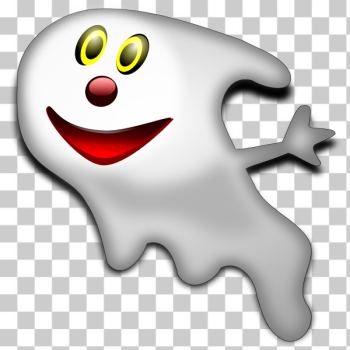 SVG Halloween smiling ghost vector graphics SVG Halloween smiling ghost vector graphics