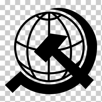 SVG Hammer and sickle around the globe SVG Hammer and sickle around the globe