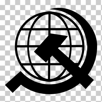 SVG Hammer and sickle around the globe 2 SVG Hammer and sickle around the globe 2