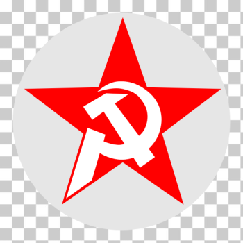 SVG Hammer and Sickle in Star and Circle SVG Hammer and Sickle in Star and Circle