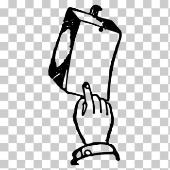 SVG Hand pointing at notepad SVG Hand pointing at notepad