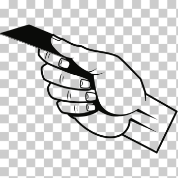 SVG Hand with card