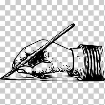 SVG Hand writing letter