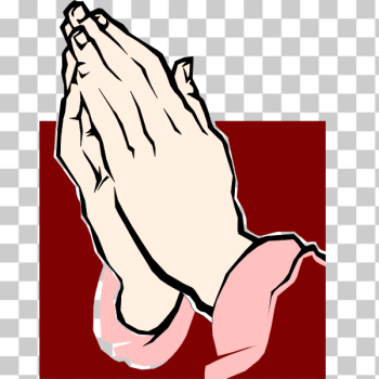 SVG Hands In Prayer