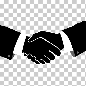 SVG Handshake vector silhouette SVG Handshake vector silhouette