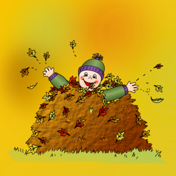 SVG Happy autumn vector image SVG Happy autumn vector image